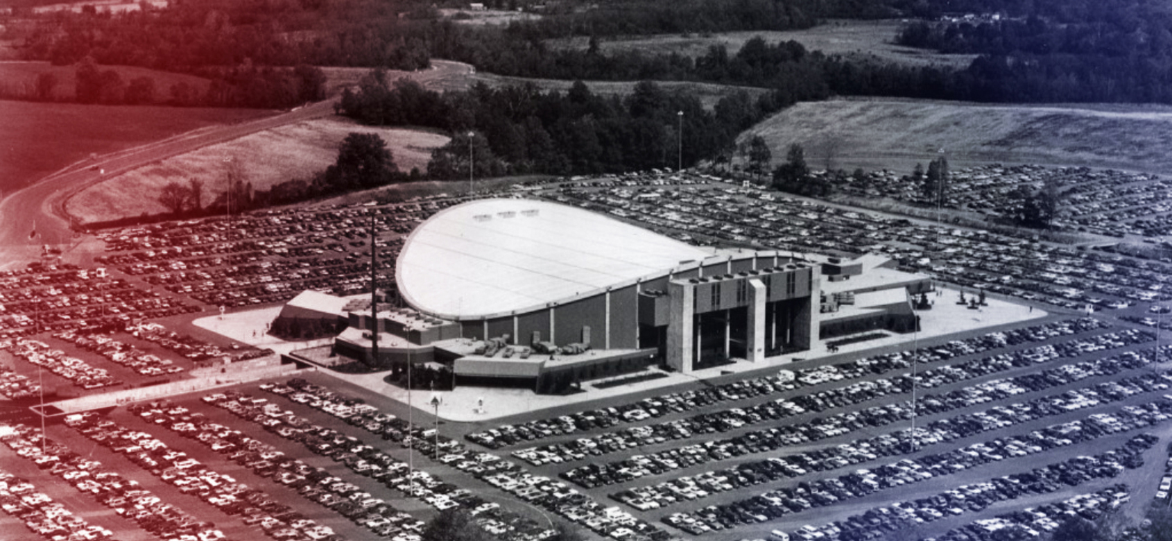 Capital Centre arial view